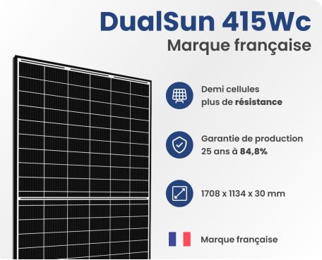 Kit Solaire Autoconsommation Français 3320W Triphasé - Micro onduleurs APS