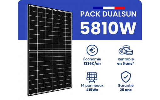 Kit Solaire Autoconsommation Français 5810W - Micro onduleurs APS