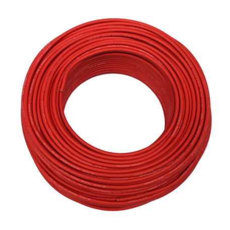 Cable solaire rouge 6MM² au mètre