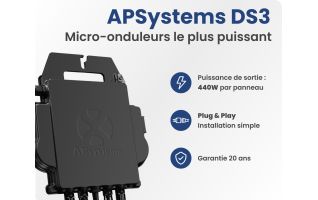 Kit Solaire Autoconsommation Français 830W - Micro onduleur APS