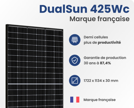Kit Solaire Autoconsommation Français 2490W - Micro onduleurs APS