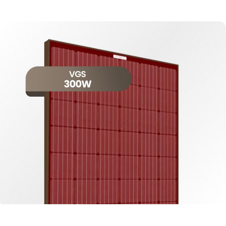 Panneau solaire VGS Rouge 300Wc monocristallin