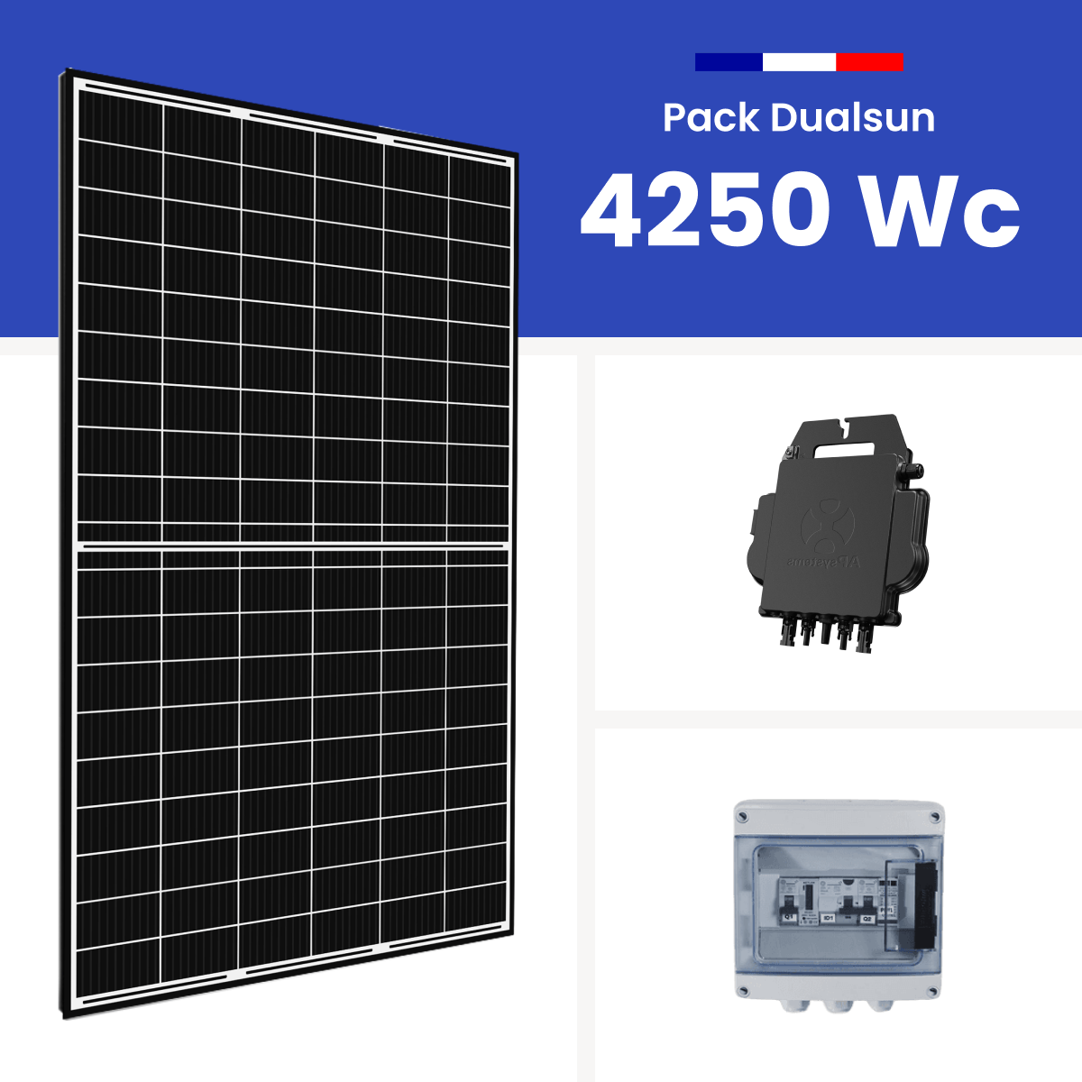 Kit Solaire Autoconsommation Français 4250W - Micro onduleurs APS