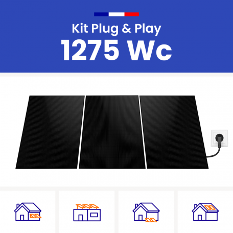 Kit Solaire Autoconsommation DUALSUN 1275W