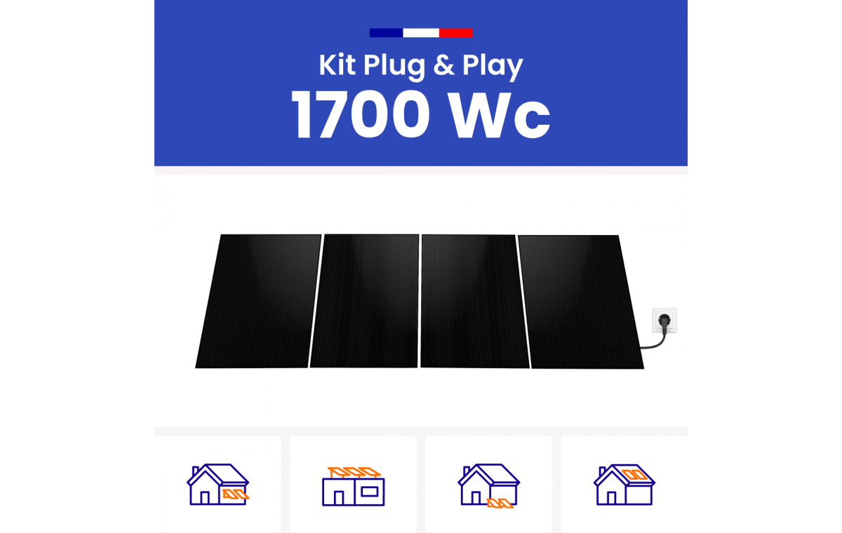 Kit Solaire Autoconsommation DUALSUN 1700W