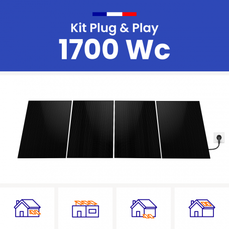 Kit Solaire Autoconsommation DUALSUN 1700W
