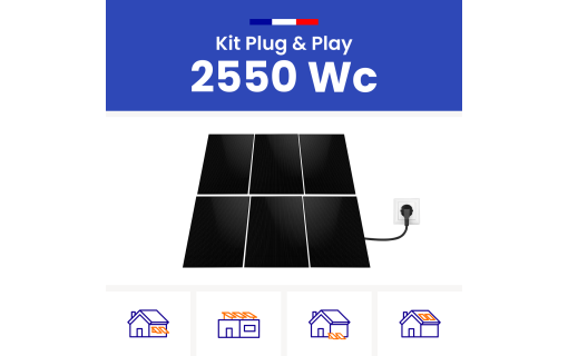 Kit Solaire Autoconsommation DUALSUN 2550W