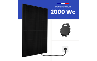 Kit Solaire Autoconsommation 2000W - Micro onduleurs APS DS3 garantis 20 ans