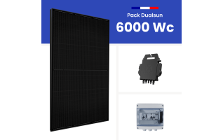 Kit Solaire Autoconsommation 6000W - Micro onduleurs APS DS3 garantis 20 ans