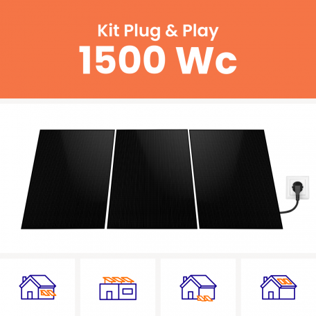 Kit solaire plug & play Amerisolar 1500Wc