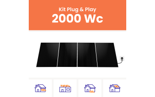 Kit solaire plug & play Amerisolar 2000Wc