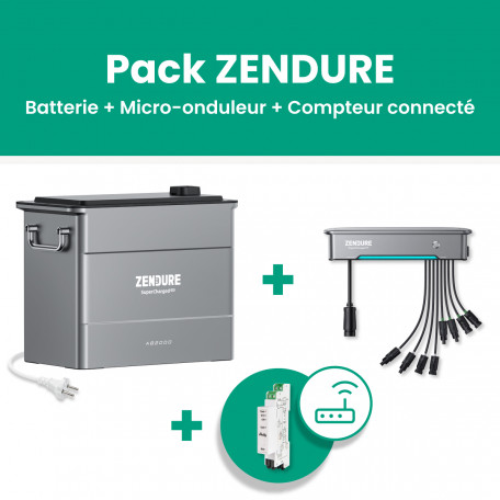 Pack batterie Zendure connecté