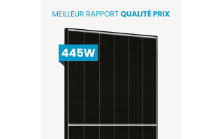 Panneau solaire JA Solar 445Wc bi-facial