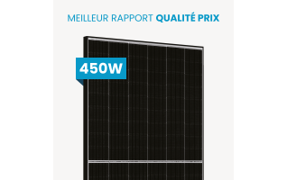Panneau solaire JA Solar 445Wc bi-facial