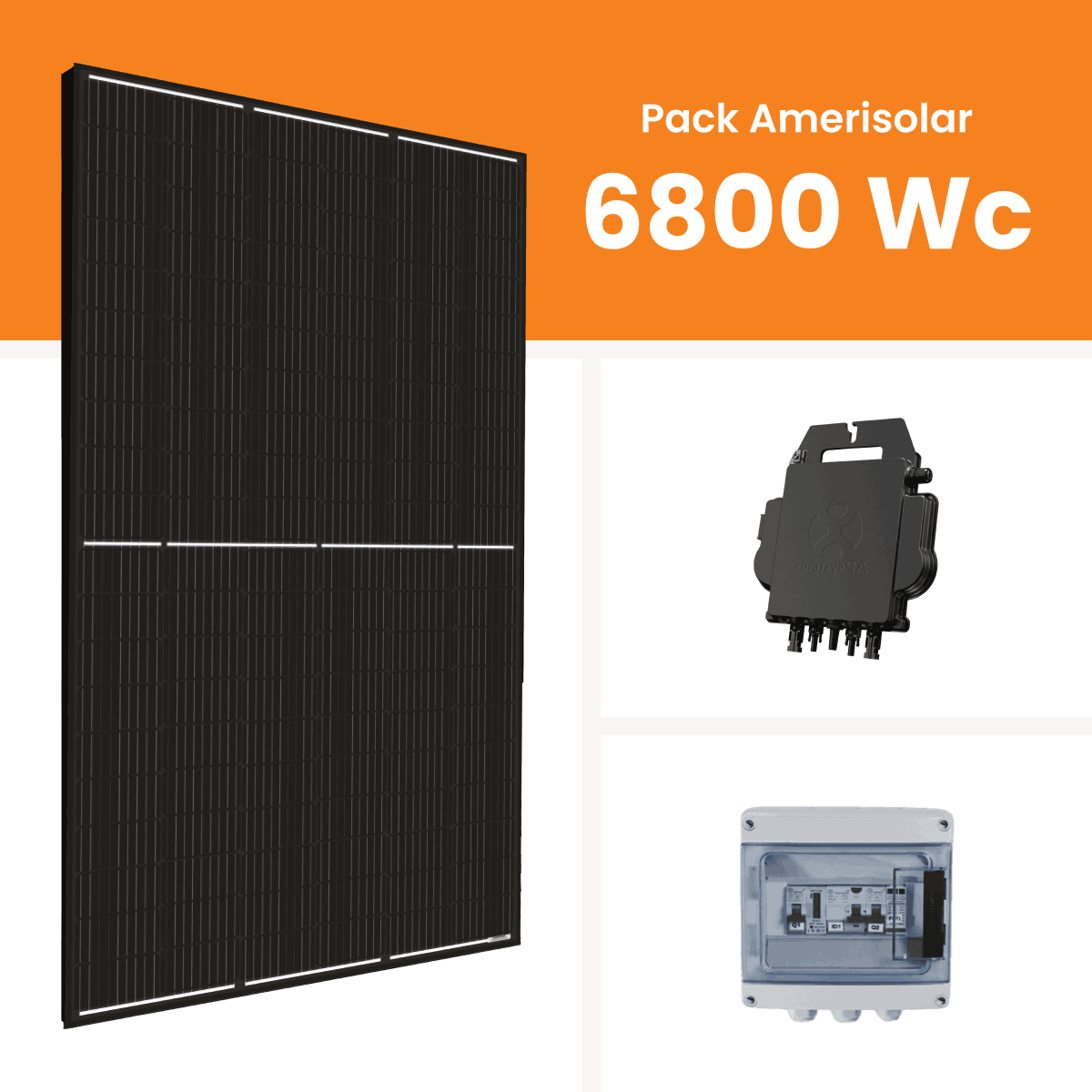 Kit Solaire 6800W Meilleur Prix - Micro onduleurs APS