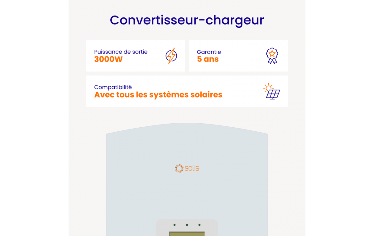 convertisseur chargeur RAI SOLIS