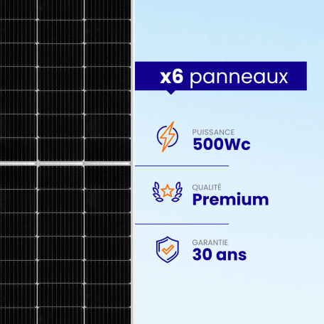 Installation de 3000Wc - Pose incluse Installation de 3000Wc - Pose incluse