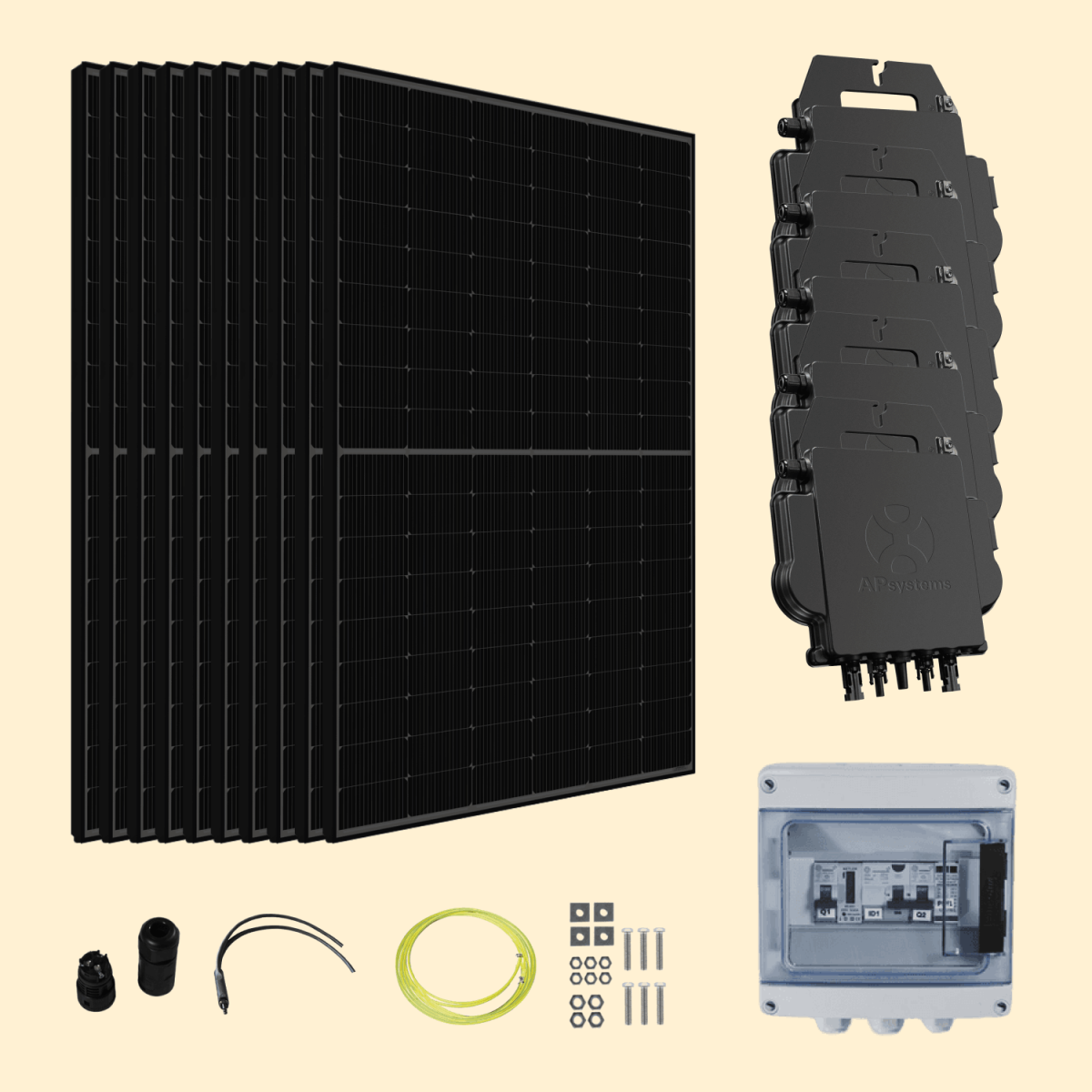 Kit solaire autoconsommation Amerisolar 5000Wc