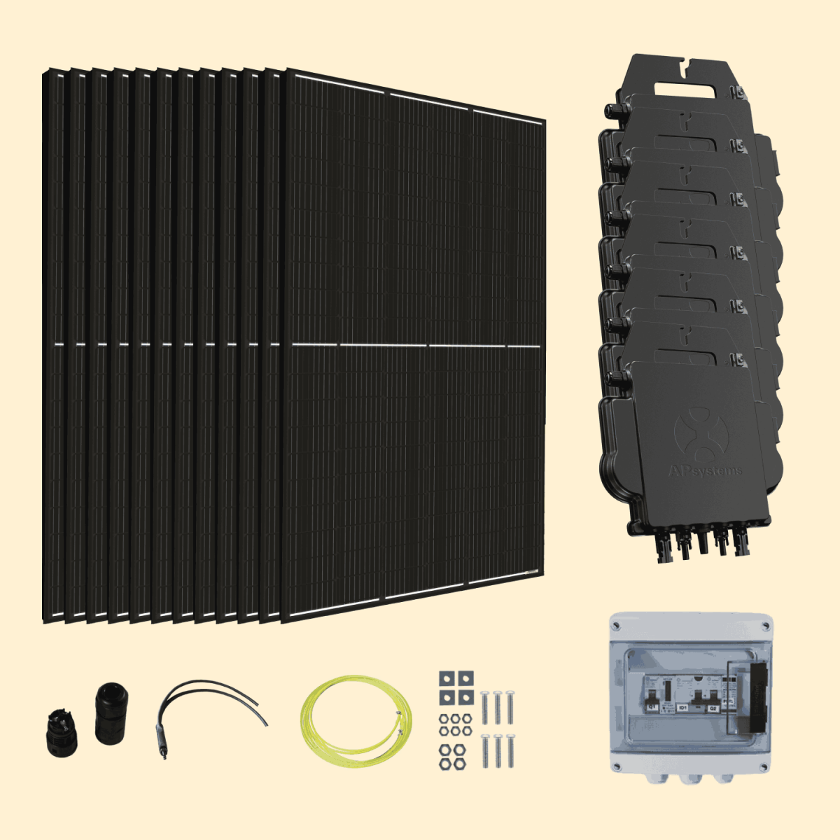 Kit Solaire 5100W Meilleur Prix - Micro onduleurs APS
