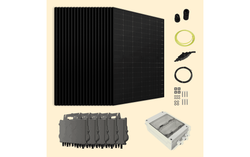 Kit Solaire Autoconsommation Français 8500W Triphasé - Micro onduleurs APS