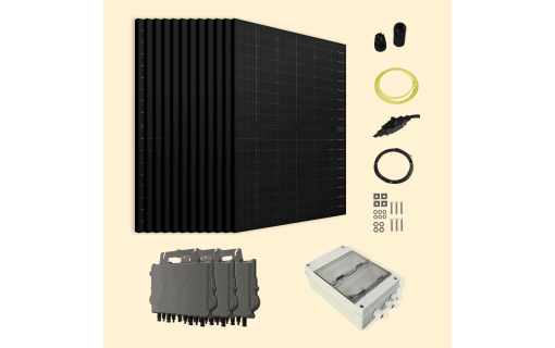 Kit Solaire Autoconsommation Français 5100W Triphasé - Micro onduleurs APS
