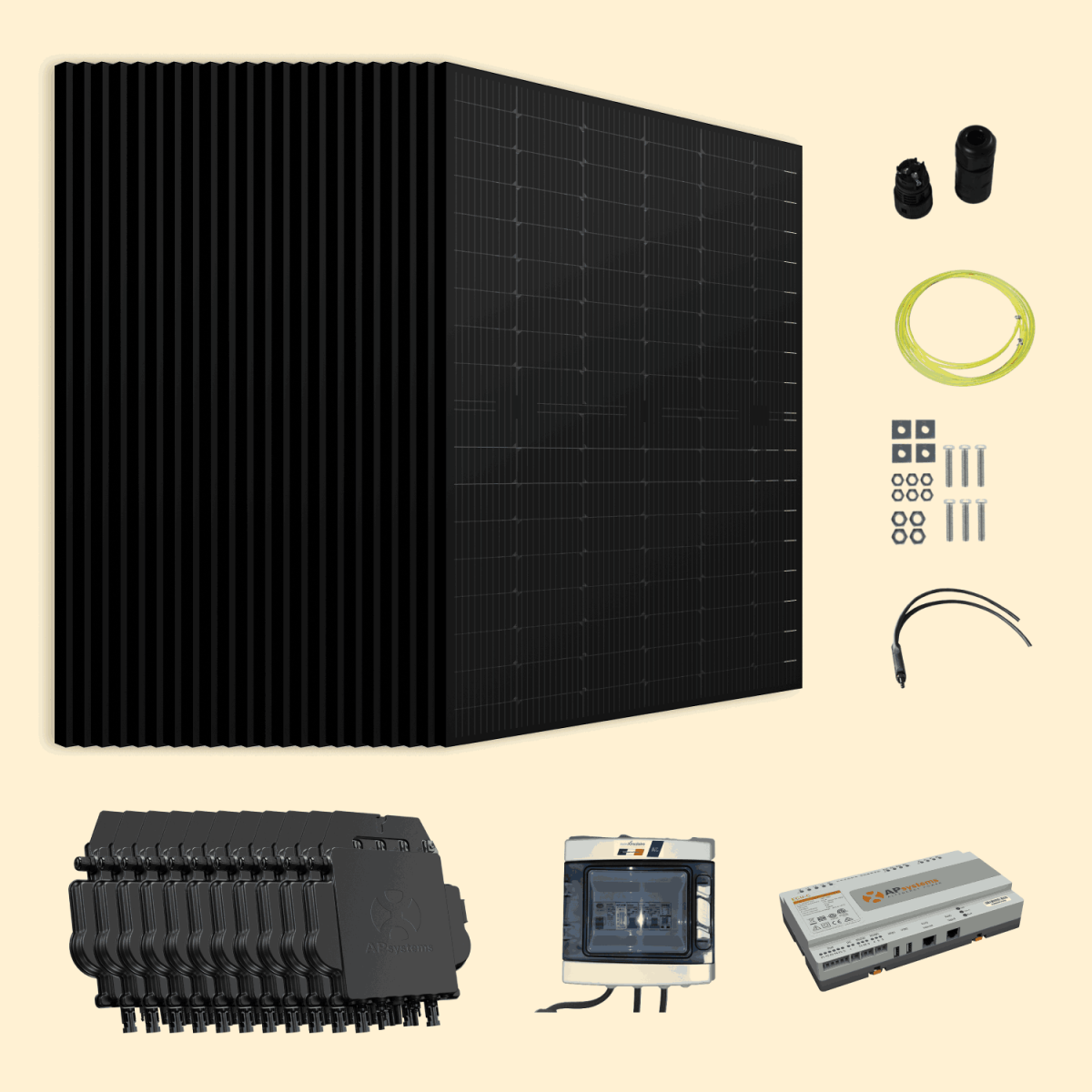 Kit Solaire Autoconsommation Français 9350W - Micro onduleurs APS