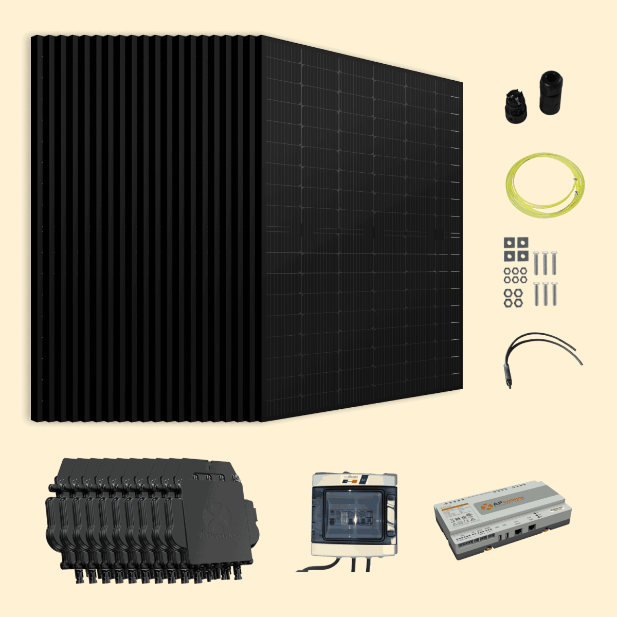 Kit Solaire Autoconsommation Français 8500W - Micro onduleurs APS