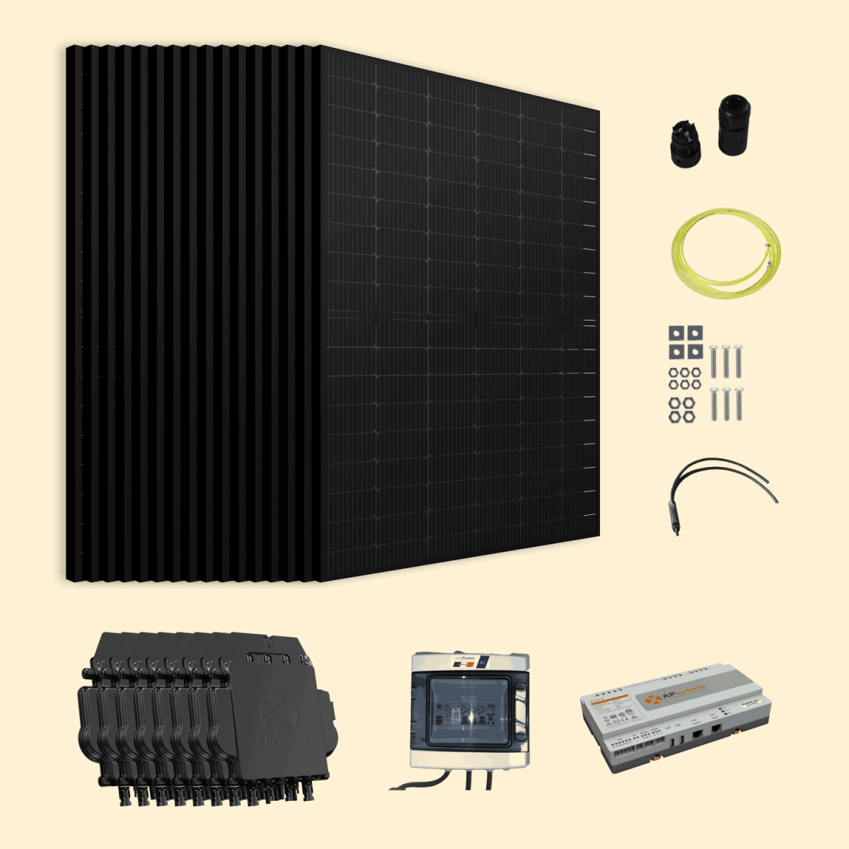 Kit Solaire Autoconsommation Français 6800W - Micro onduleurs APS