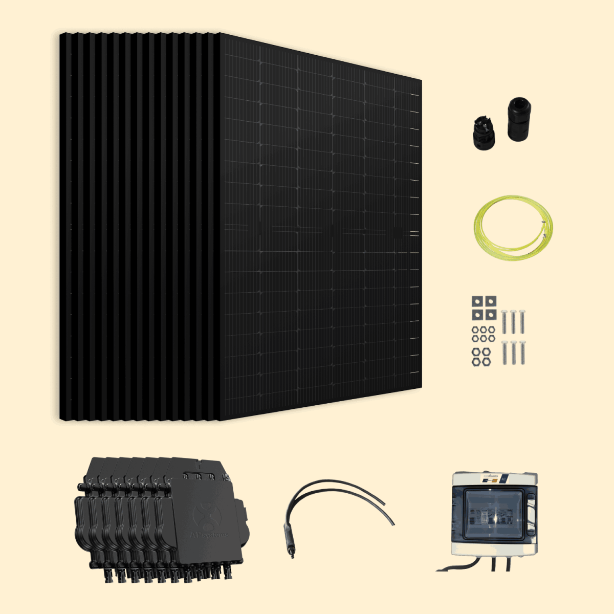 Kit Solaire Autoconsommation Français 5950W - Micro onduleurs APS