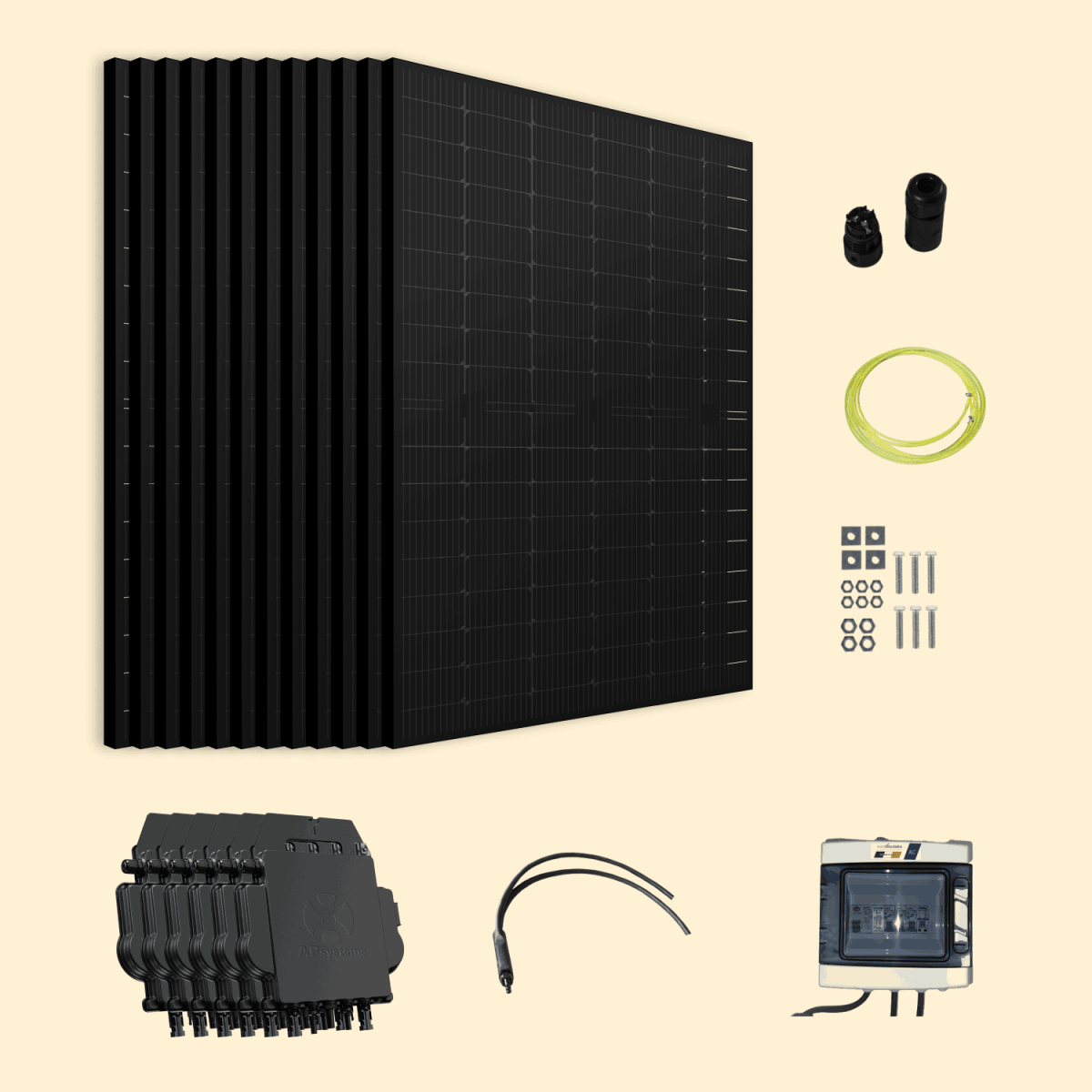 Kit Solaire Autoconsommation Français 5100W - Micro onduleurs APS