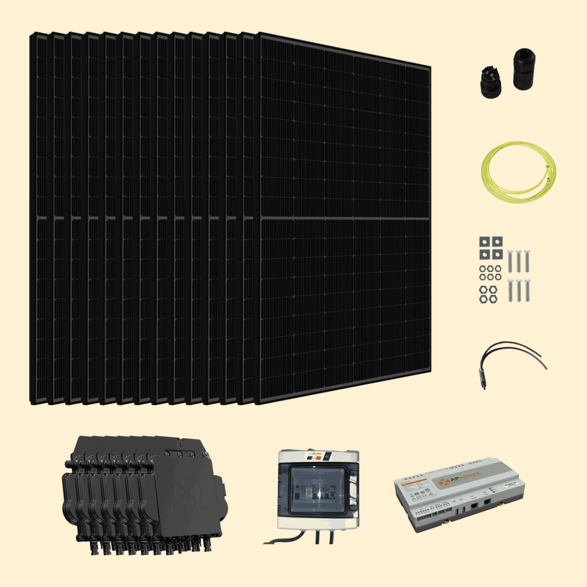 Kit solaire autoconsommation Amerisolar 7000Wc