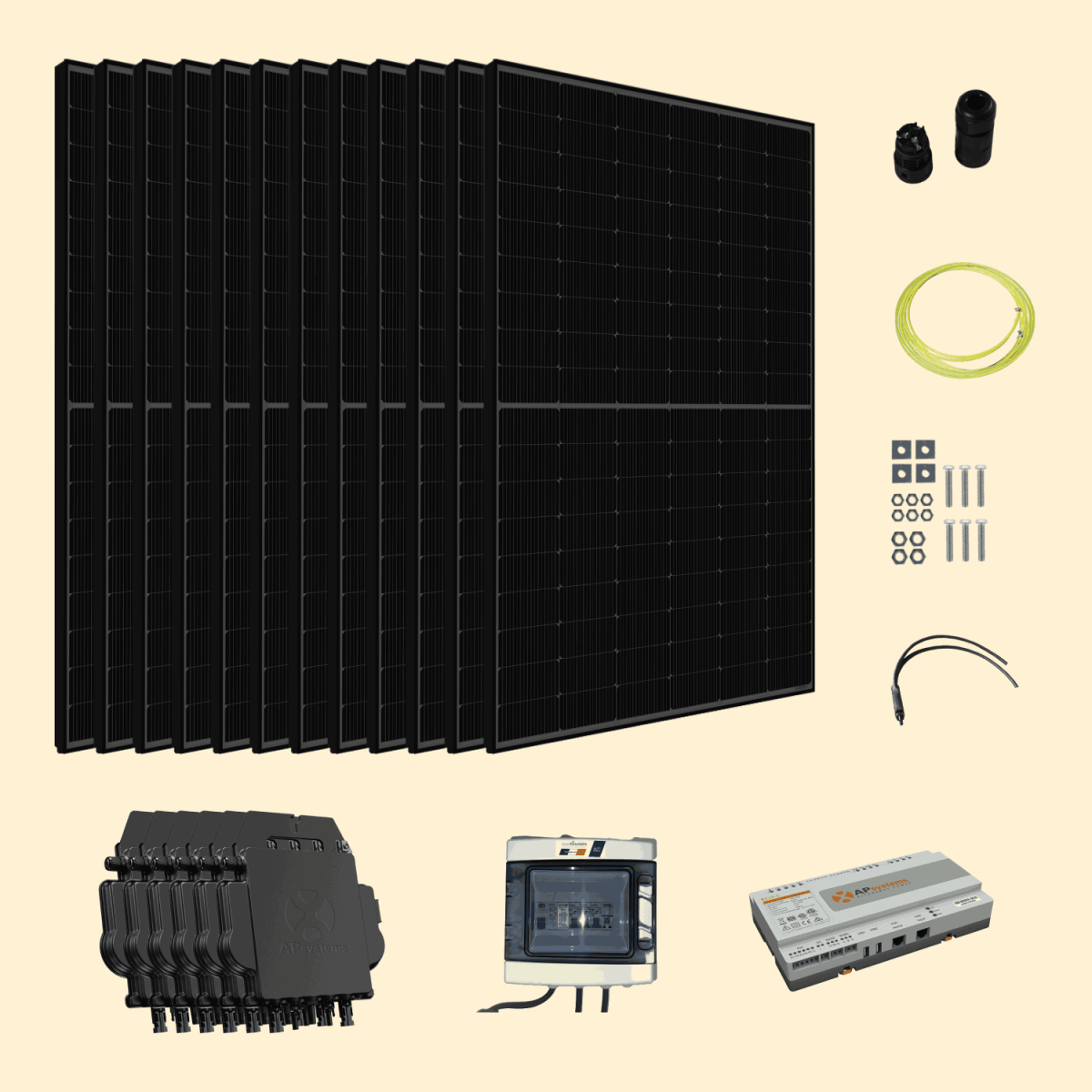 Kit solaire autoconsommation Amerisolar 6000Wc