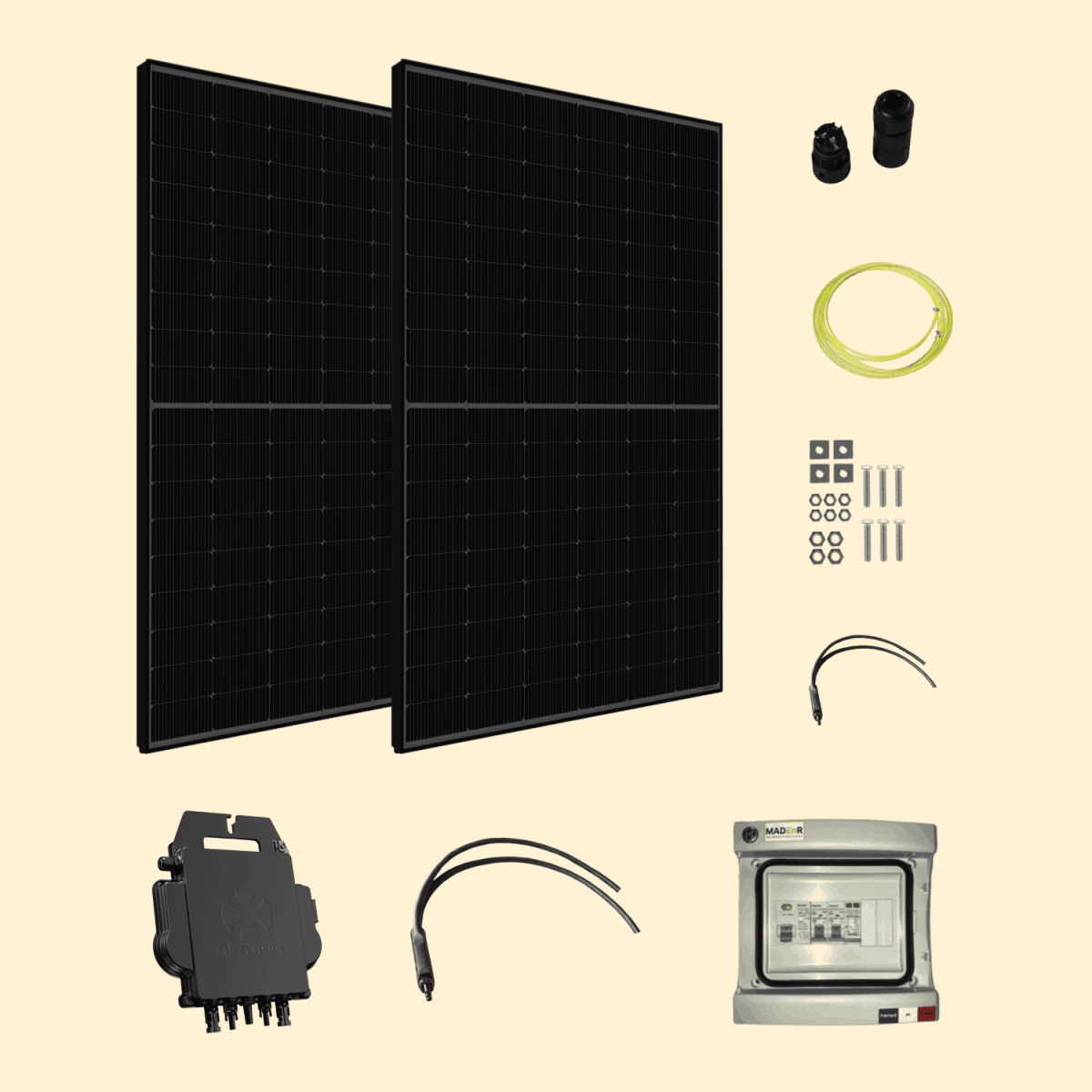 Kit solaire autoconsommation Amerisolar 1000Wc