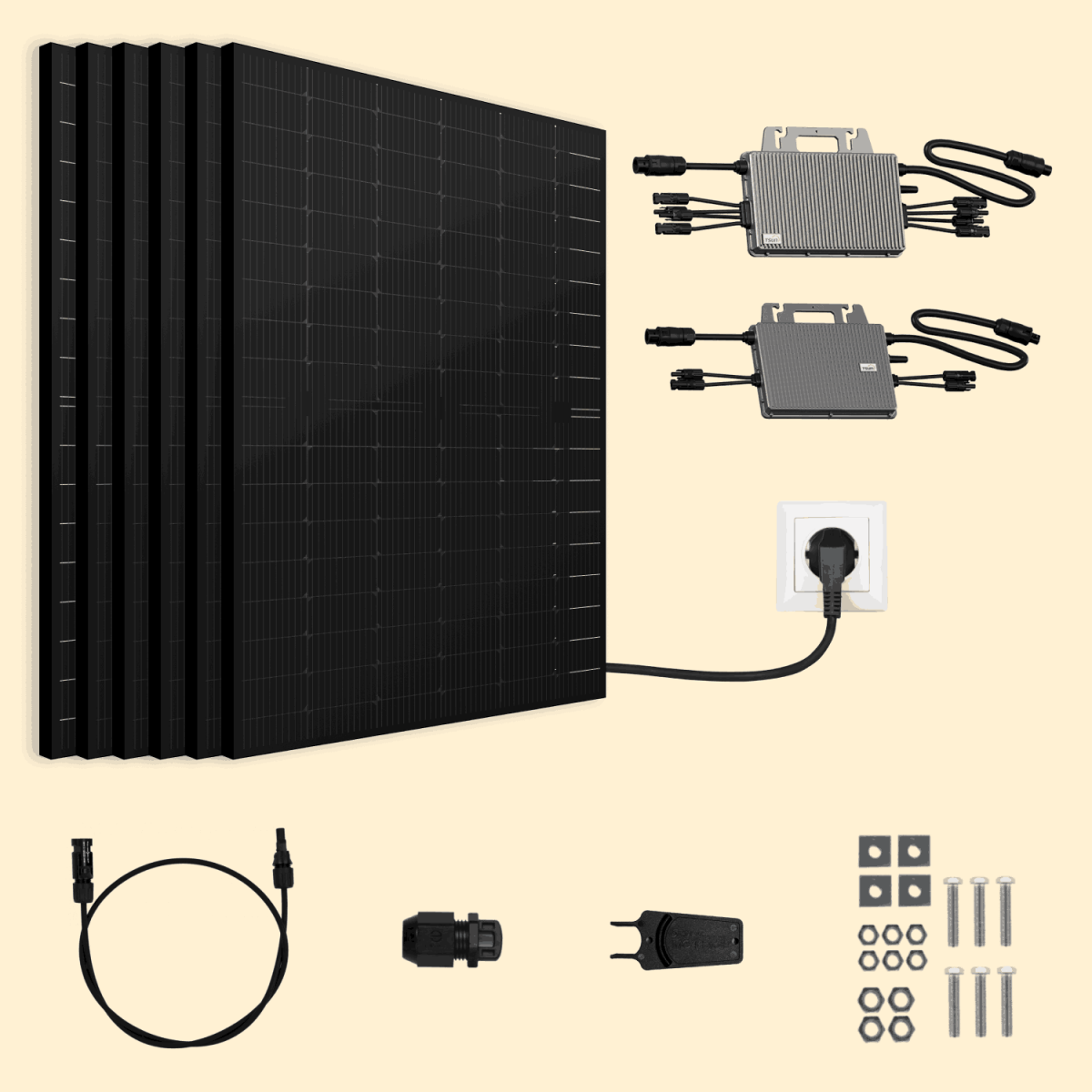 Kit Solaire Autoconsommation DUALSUN 2550W