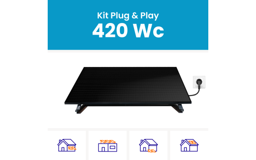 Kit Solaire plug and play JA Solar 420Wc