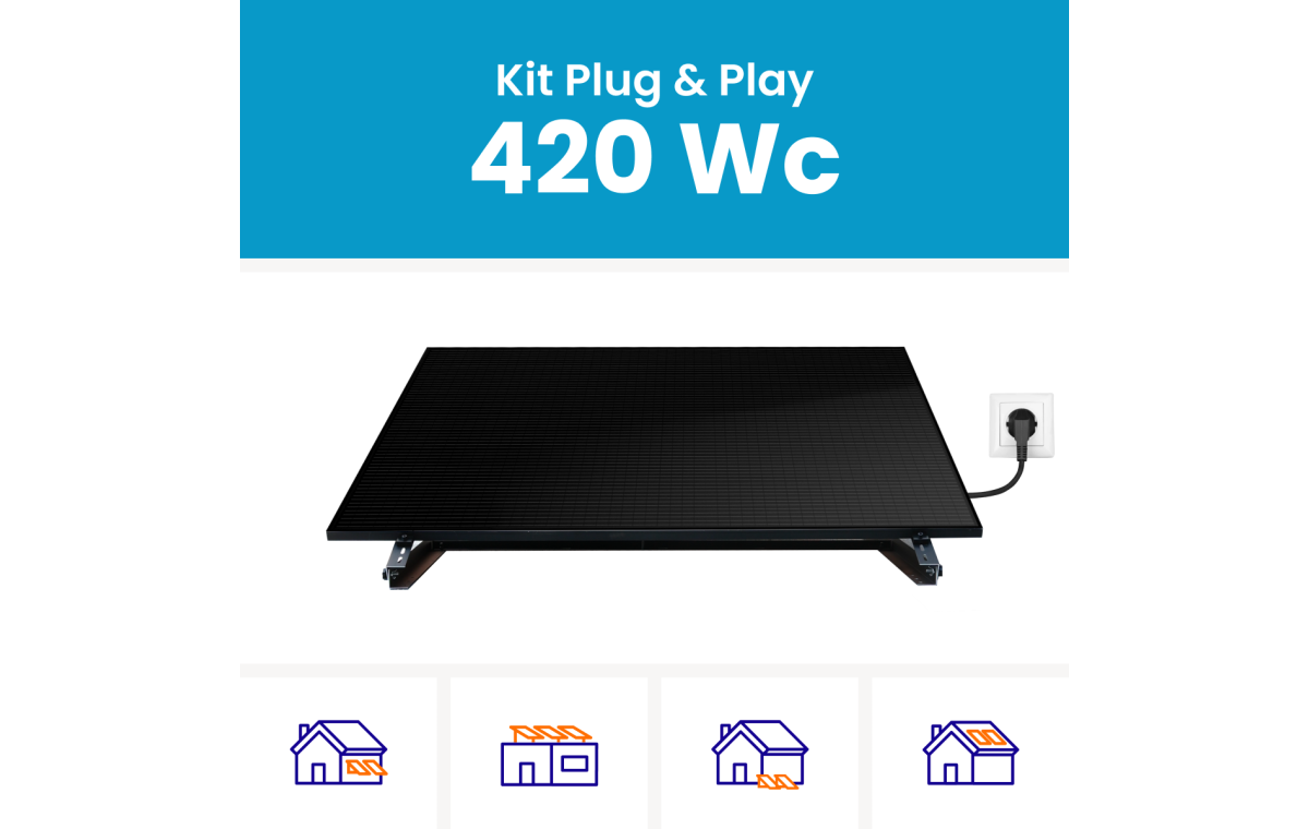 Kit Solaire plug and play JA Solar 420Wc