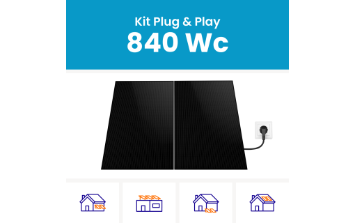 Kit Solaire plug and play JA Solar 840Wc