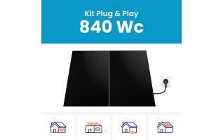 Kit Solaire plug and play JA Solar 840Wc