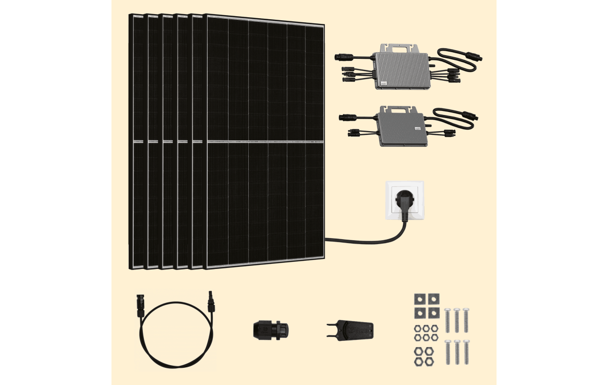 Kit Solaire plug and play JA Solar 2520Wc
