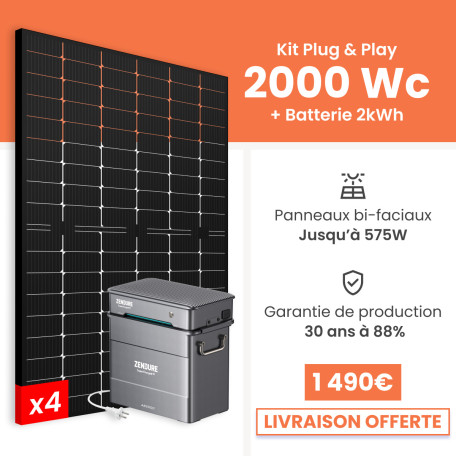 Pack Zendure + Amerisolar 4PV