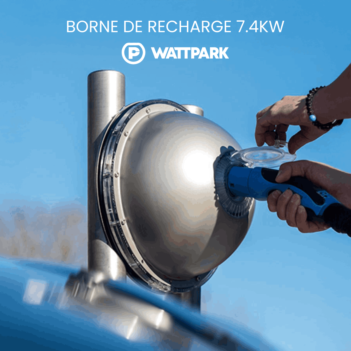 Borne de Recharge Wattpark Type 2