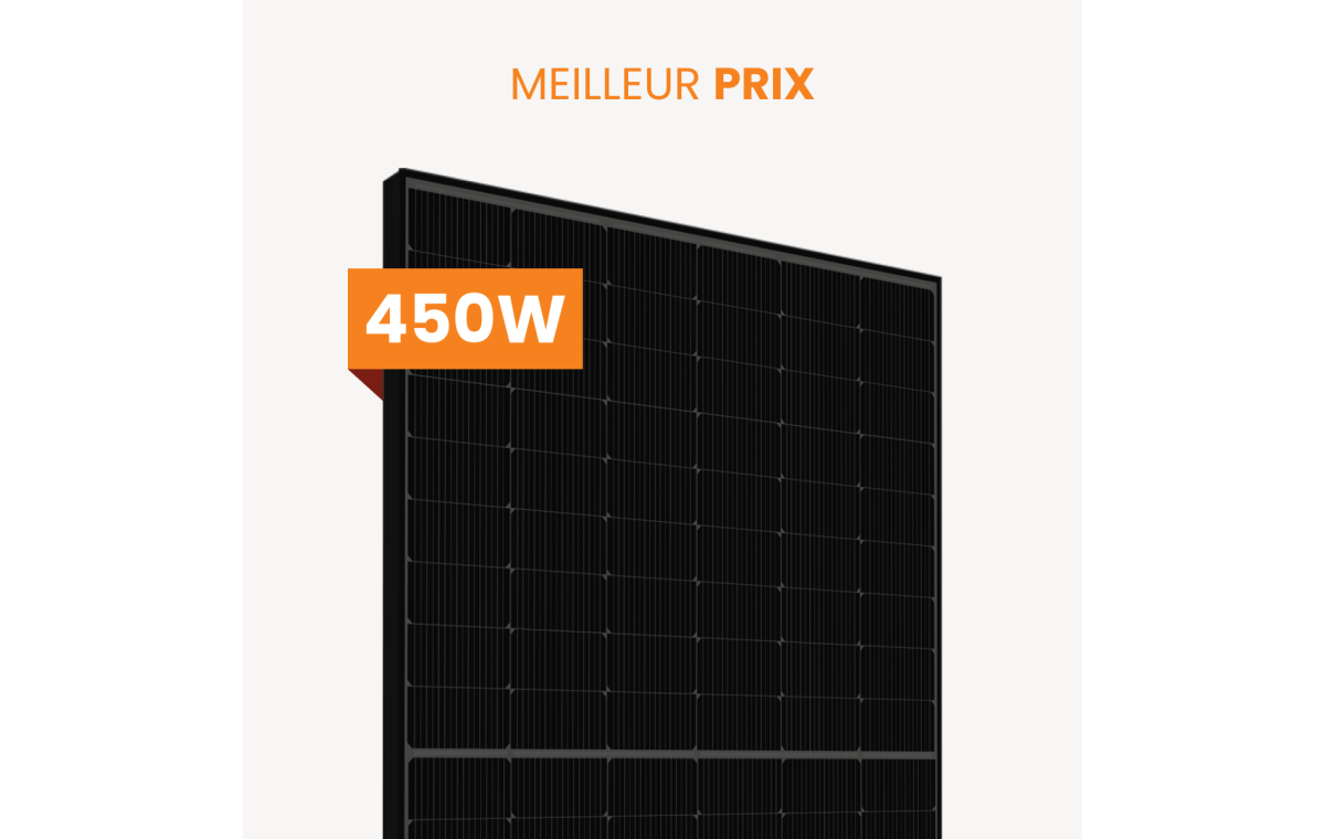Panneau solaire Amerisolar 450Wc Bifacial