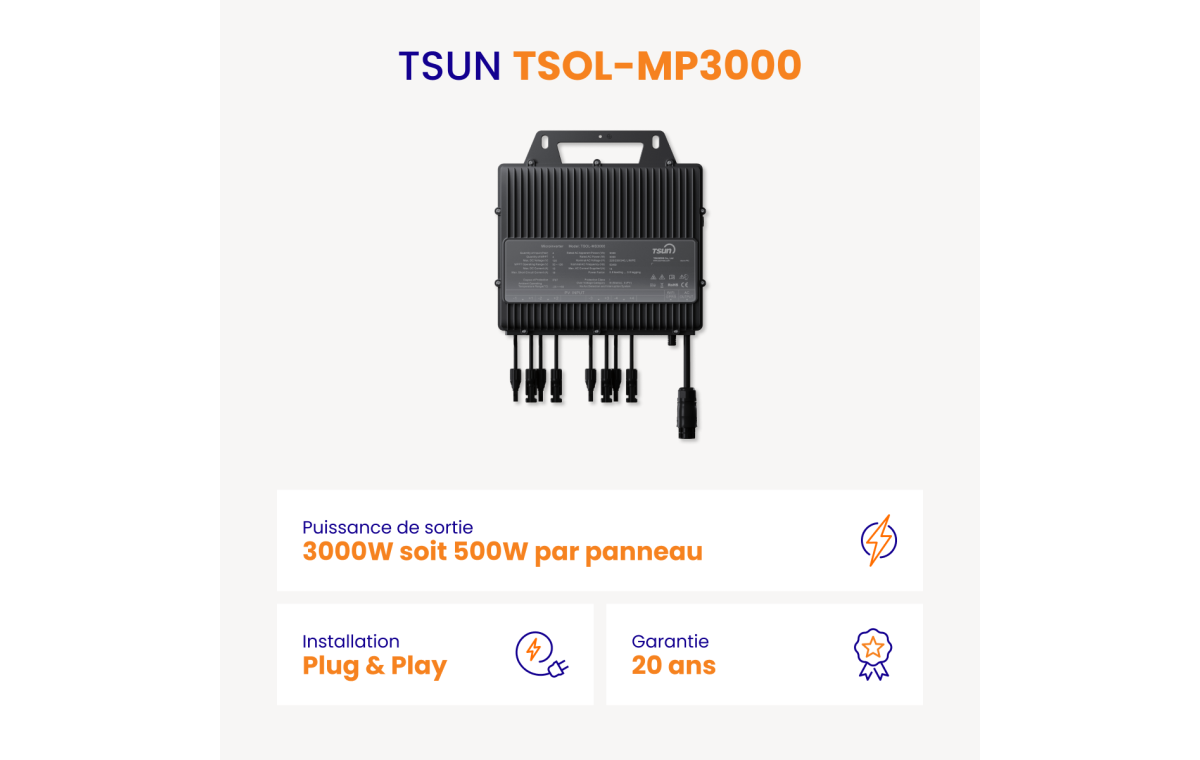 Kit Solaire 5400W Meilleur Prix - Micro onduleurs TSUN