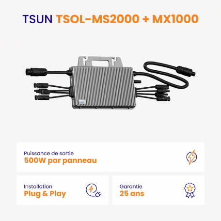 Kit solaire Plug & Play Amerisolar 2700W Kit solaire Plug & Play Amerisolar 2700W