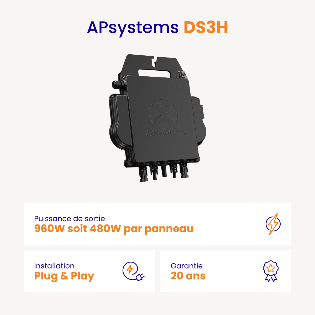 Kit solaire autoconsommation Amerisolar 2000Wc