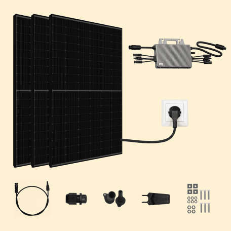 Kit solaire Plug & Play Amerisolar 1500W Kit solaire Plug & Play Amerisolar 1500W