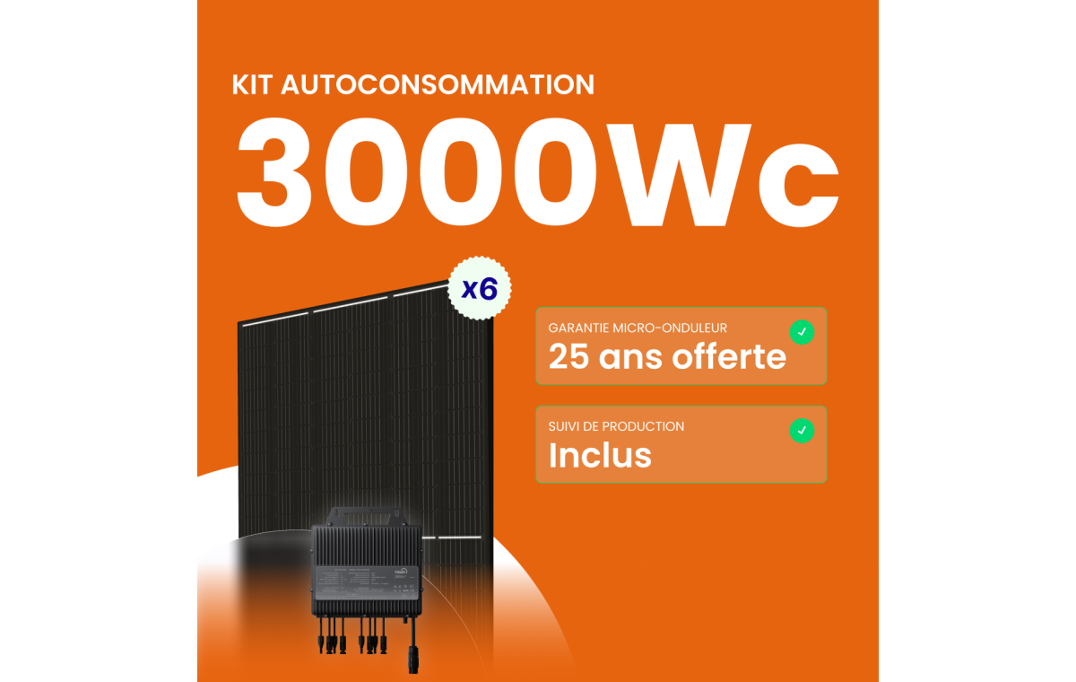 Kit Solaire 3000W Meilleur Prix - Micro onduleurs TSUN