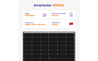 Kit solaire Plug & Play Amerisolar 1500W