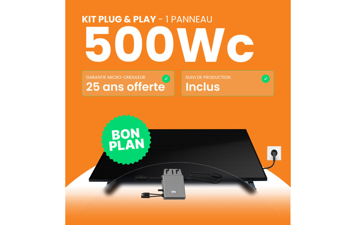 Kit solaire Plug & Play Amerisolar 500W