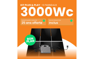 Kit solaire Plug & Play Amerisolar 3000W